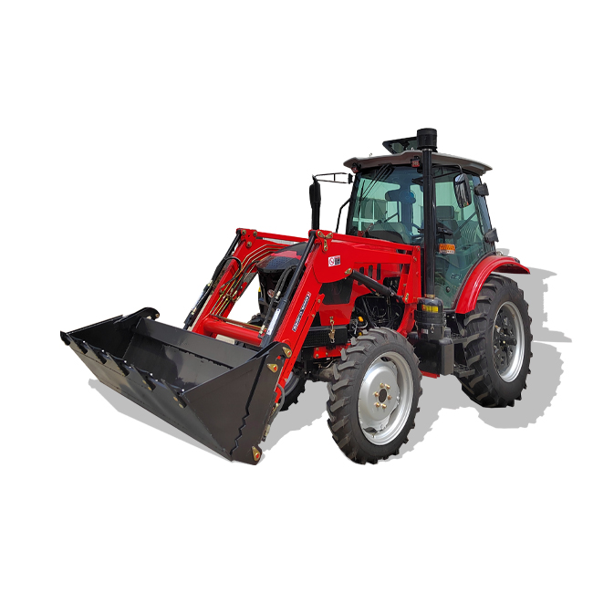 90HP 4WD Farm Tractor with Front End Loader
