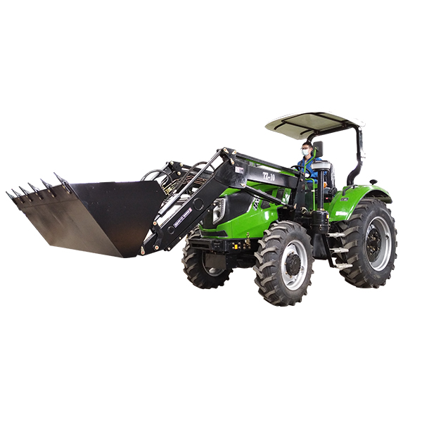 100HP 4WD Farm Tractor with Front End Loader
